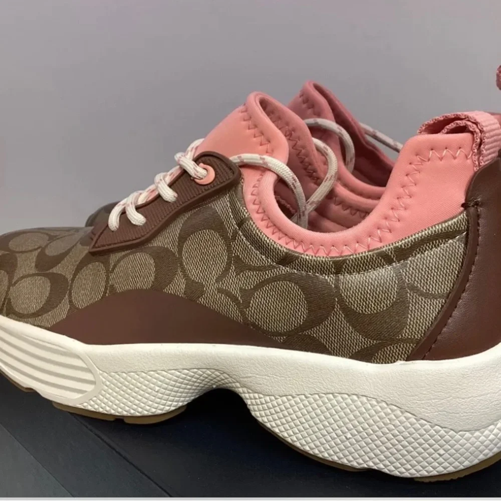 COACH C5774 C270 Tech Runners - Khaki/Saddle SIZE : 8.5 - Picture 6 of 10